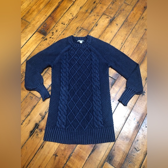 American Eagle Navy Sweater Dress, Size Petite XS - Picture 1 of 6